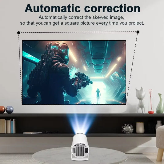 Mini HD Projector with WiFi, Bluetooth, Android 11, 1080P Support