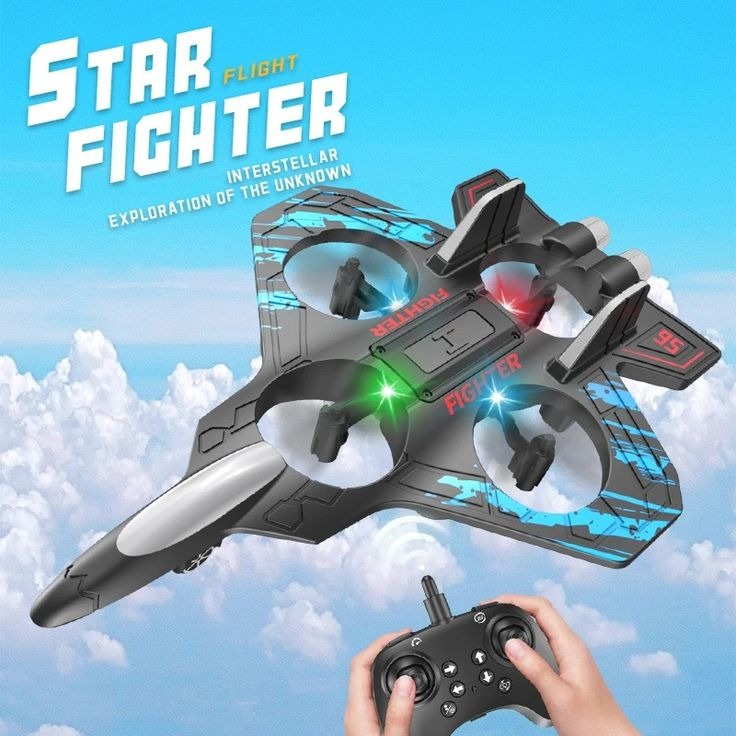 Fighter Jet Remote Control Airplane Toy for Kids I RC Fighter Jet Plane with Lights & Long Range1360 Flip Stunt Roll & Rechargeable Remote Control Aircraft