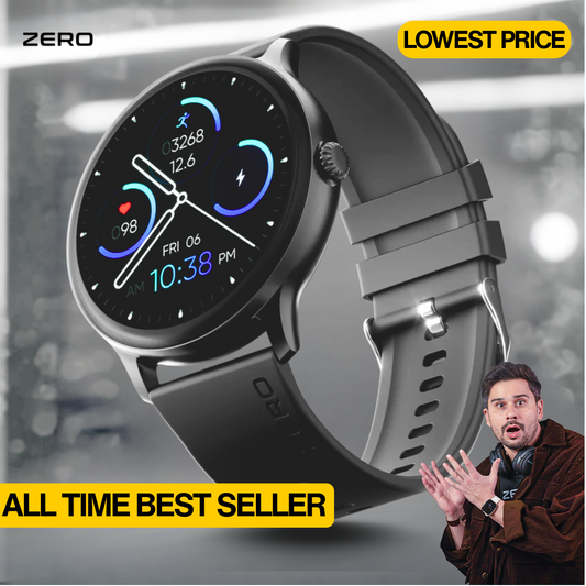 Zero® Luna Smart Watch | 1.39” TFT Display, Calling, 100+ Watch Faces | IP67 Waterproof, SpO2 & Heart Rate Monitor | Best Price Smartwatch for Men & Women, IOS & Android