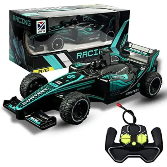 F1 Remote Control Formula Car Mini High-Speed F1 RC Racing Car For Kids F1 RC Rechargeable Moving Racing Lasting 2.4G High Speed Drift Sports Car For Boys Kids Toys Comes in Two Color Variation Best AMAZING RC Car For Gifts 4 Channel RC With Long Range