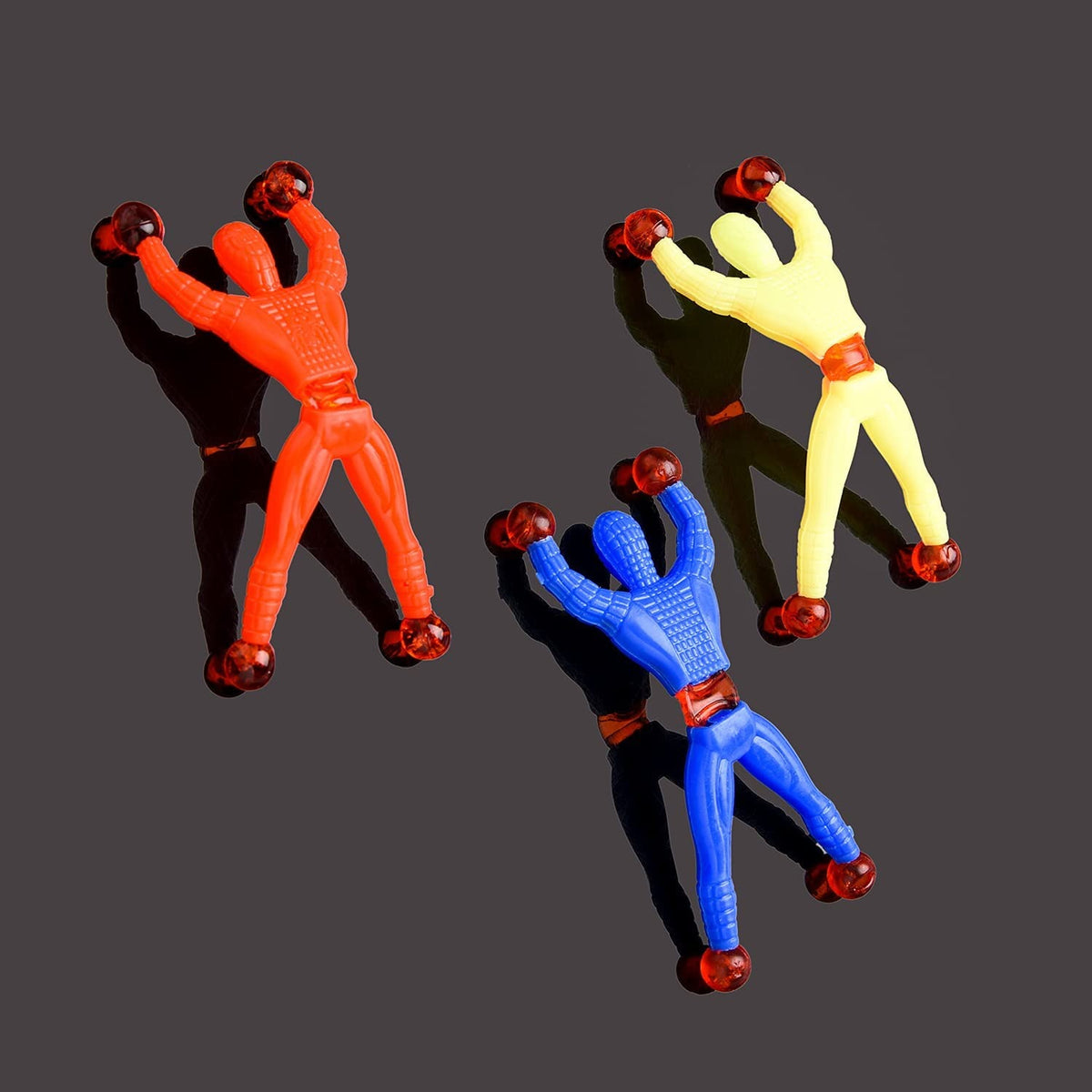 Pack Of 6 Sticky Spider Man Climbing Wall Toy For Kids | Wall Climbing Spiderman Toy | Sticky Spiderman Wall Climber | Spider Man Sticky Toy for Boys Girls | Fun Party Favors Wall Climbing Spider Man Toys | Mini Sticky Spider Man Pack of 24