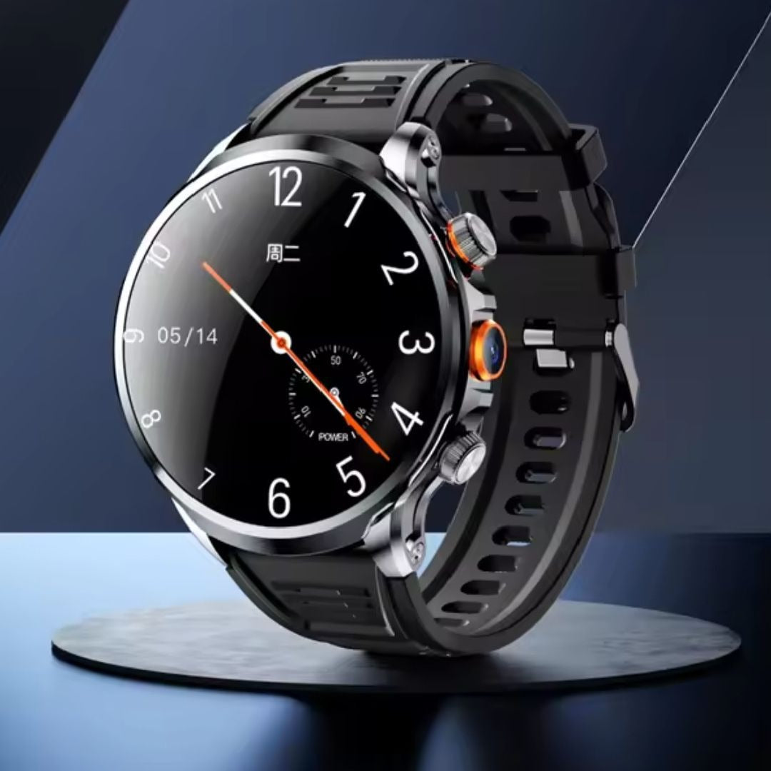 8GB+128GB RAM 5G/4G Smart Watch 1.95 inch AMOLED 1880mah Battery 500W Camera GPS WIFI Google APP Download Smartwatch Android 9.0