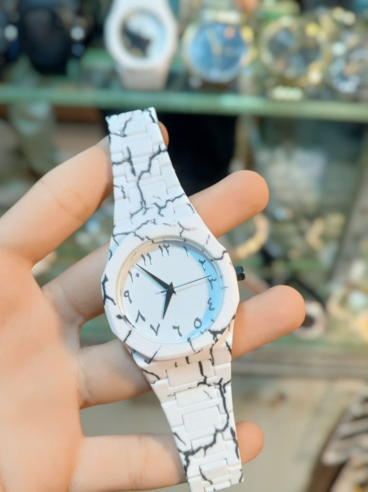 Classic Luxury Watch for Men / Boys - Stylish Stainless Steel Mens Watches Arabic Watch