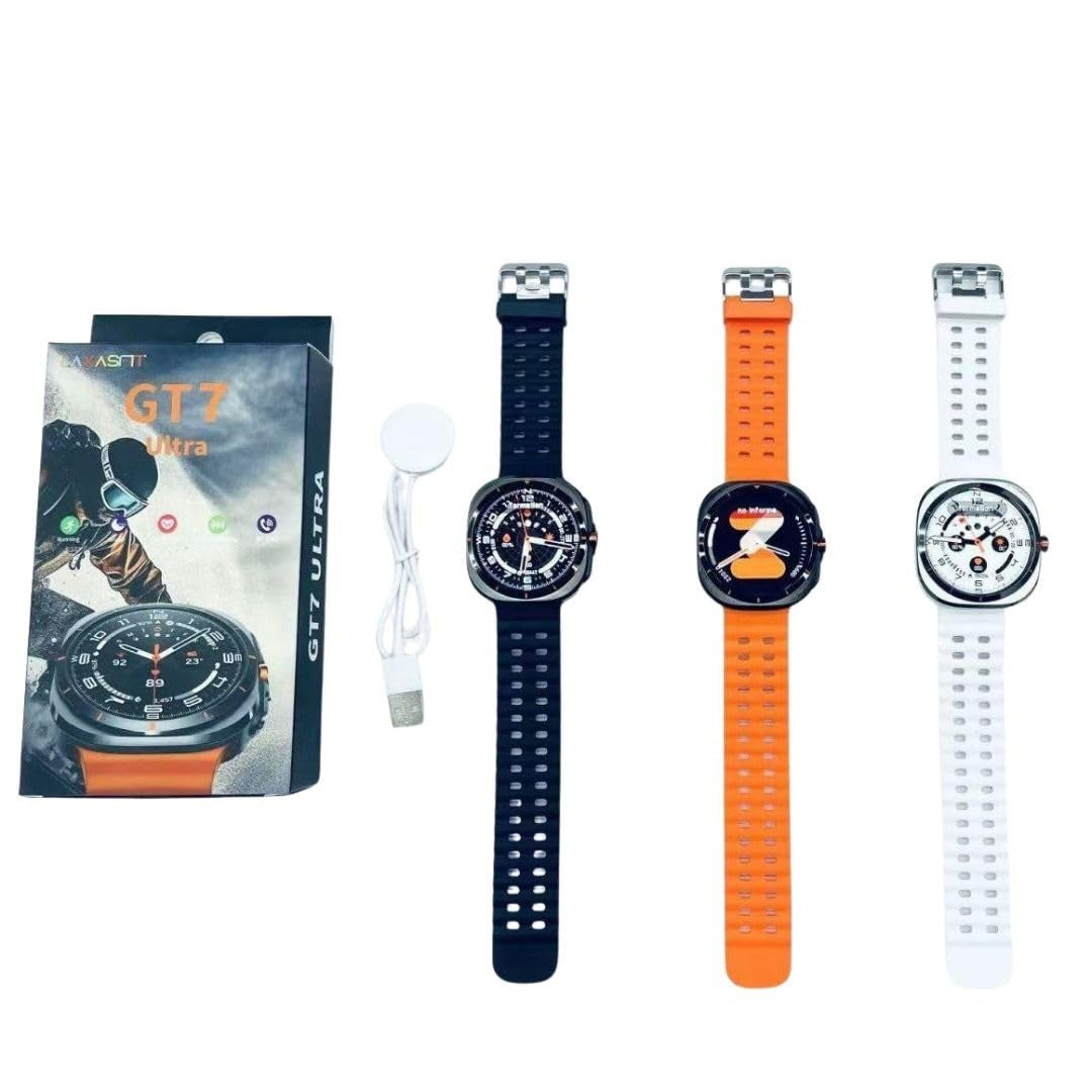 GT7 Pro Smartwatch 2024 Edition - Bluetooth Calling Watch with High Resolution HD Display & Full Metal Body - Professional Sports Activity Tracker, Heart Rate & SpO2 Oxygen Sensor - Music Control & Voice Assistant Fashionable Fitness Smart Band